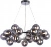 Nowoczesna Molekularna Lampa Wisząca Ring Szklane Kule CHROM MAYTONI DALLAS MOD548PL-25CH Lampa Nad Stół